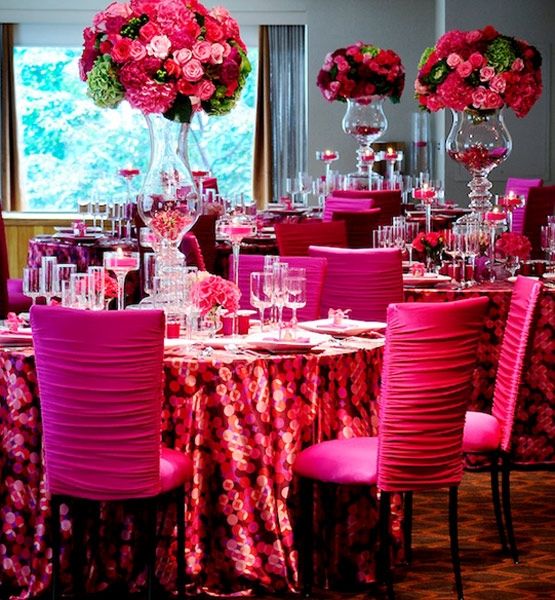 pink and red wedding decor (9)