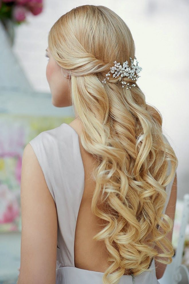 stunning half up half down wedding hairstyles (9)