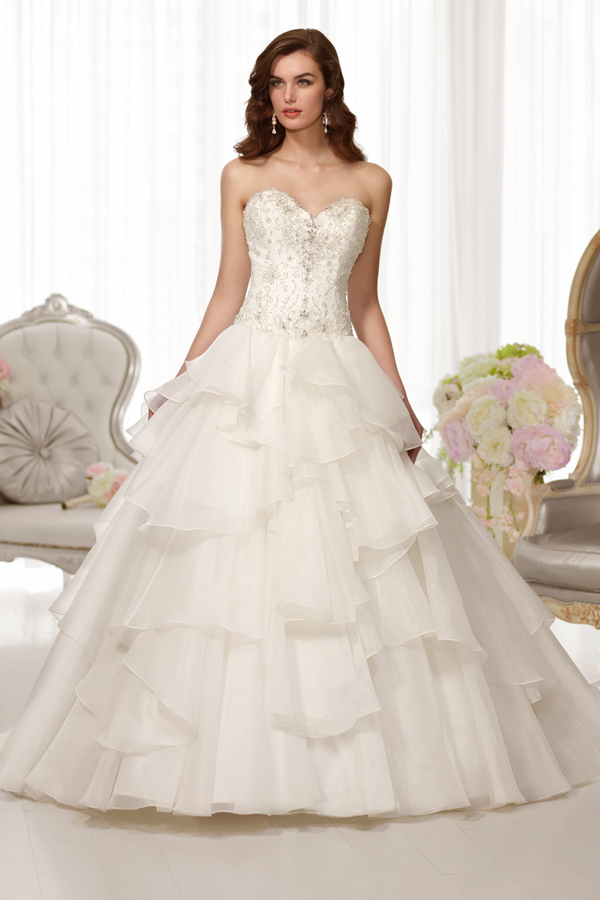 2. organza wedding gown