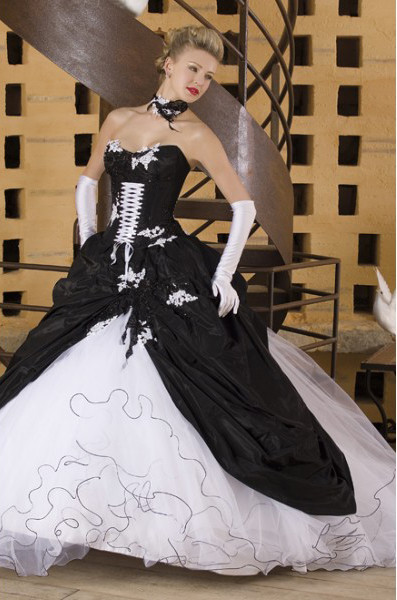 4 and white wedding gowns (3)