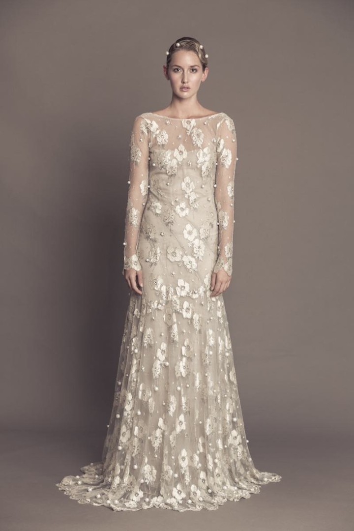 5. full sleeve wedding dress