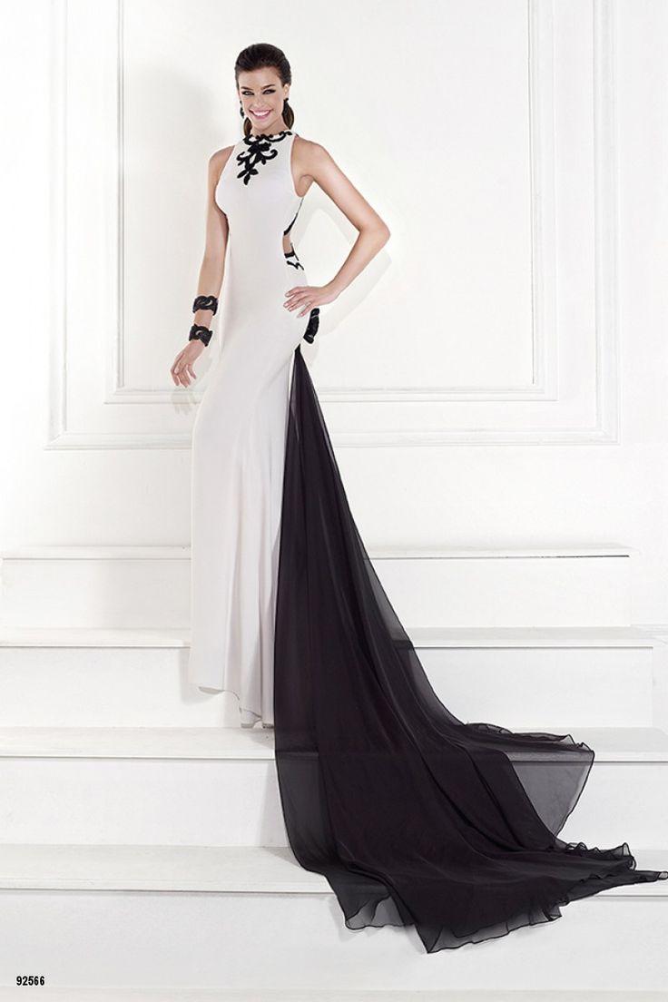 6 black and white wedding gowns (5)