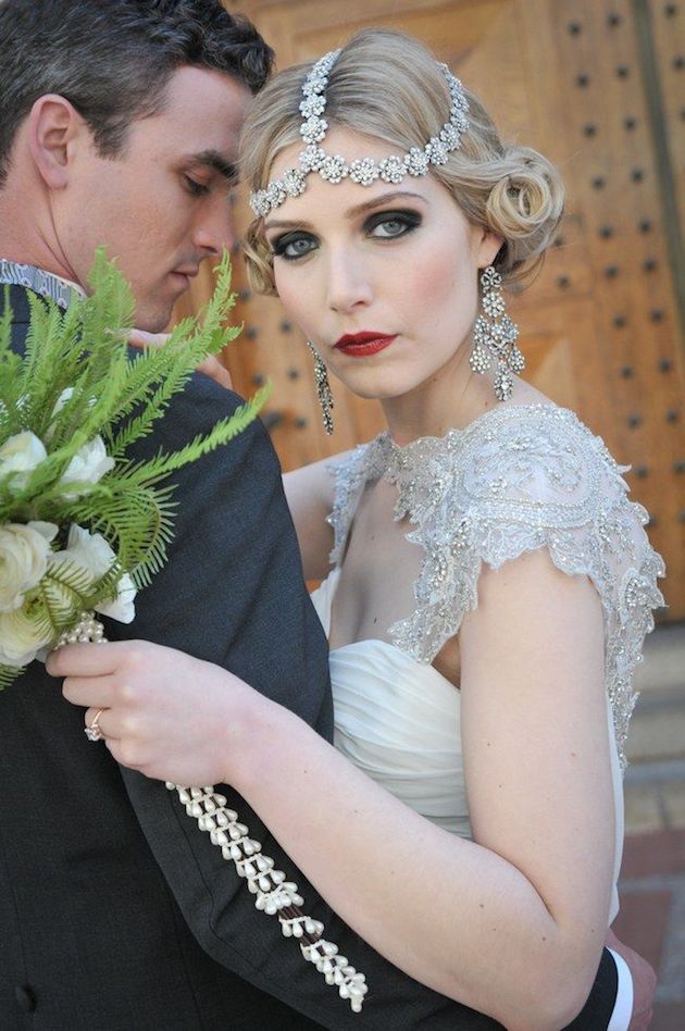 Vintage classy bridal hair accessories (3)