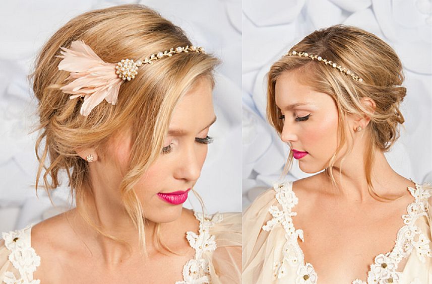 Vintage classy bridal hair accessories (8)