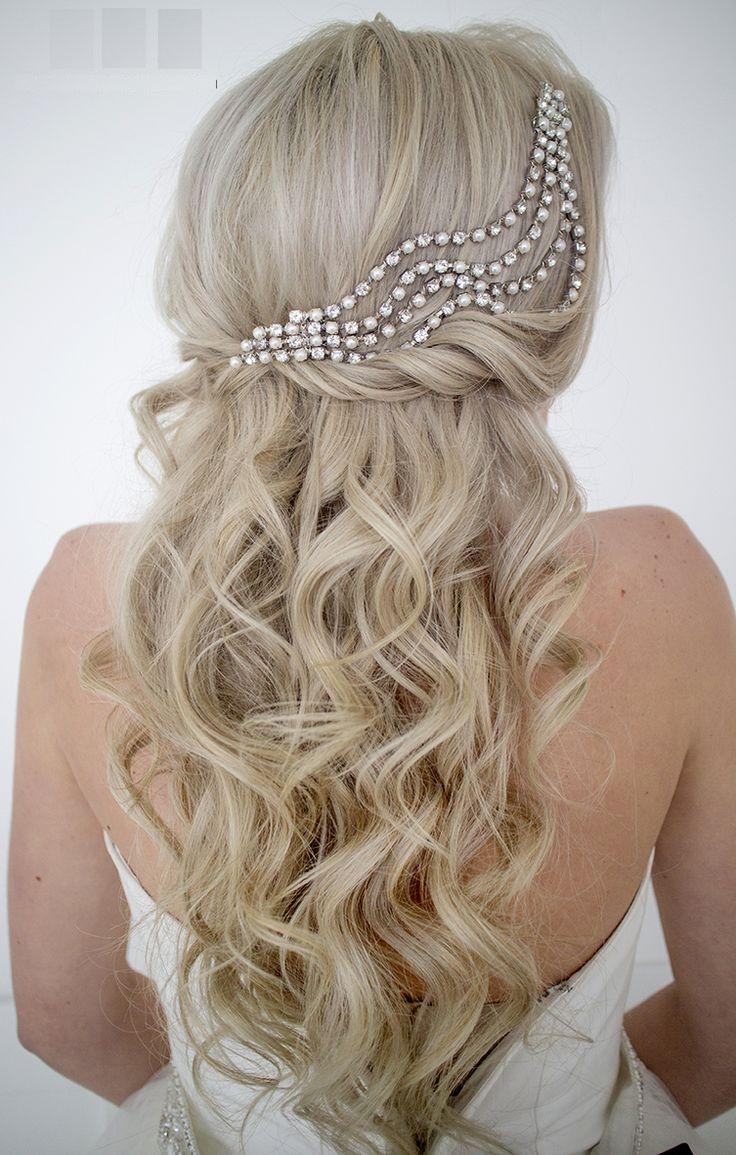 bridal hair accessories for half down curls (2)