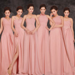 Ultra-Classic 2016 Blush Pink Wedding Gowns for Bridesmaids Ultra-Classic 2016 Blush Pink Wedding Gowns for Bridesmaids