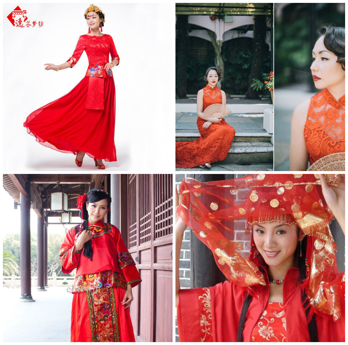 2 perfect chinese wedding attires