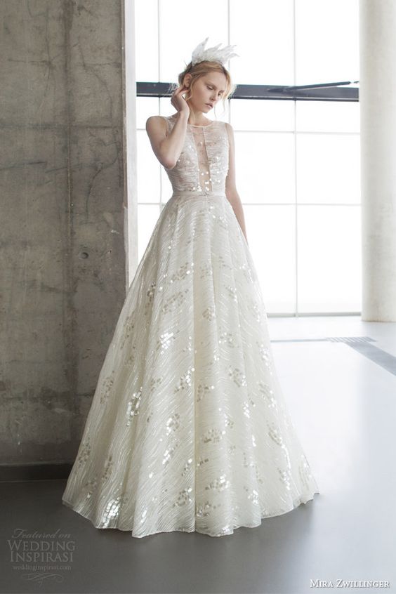 5 gorgeous A-line wedding gown