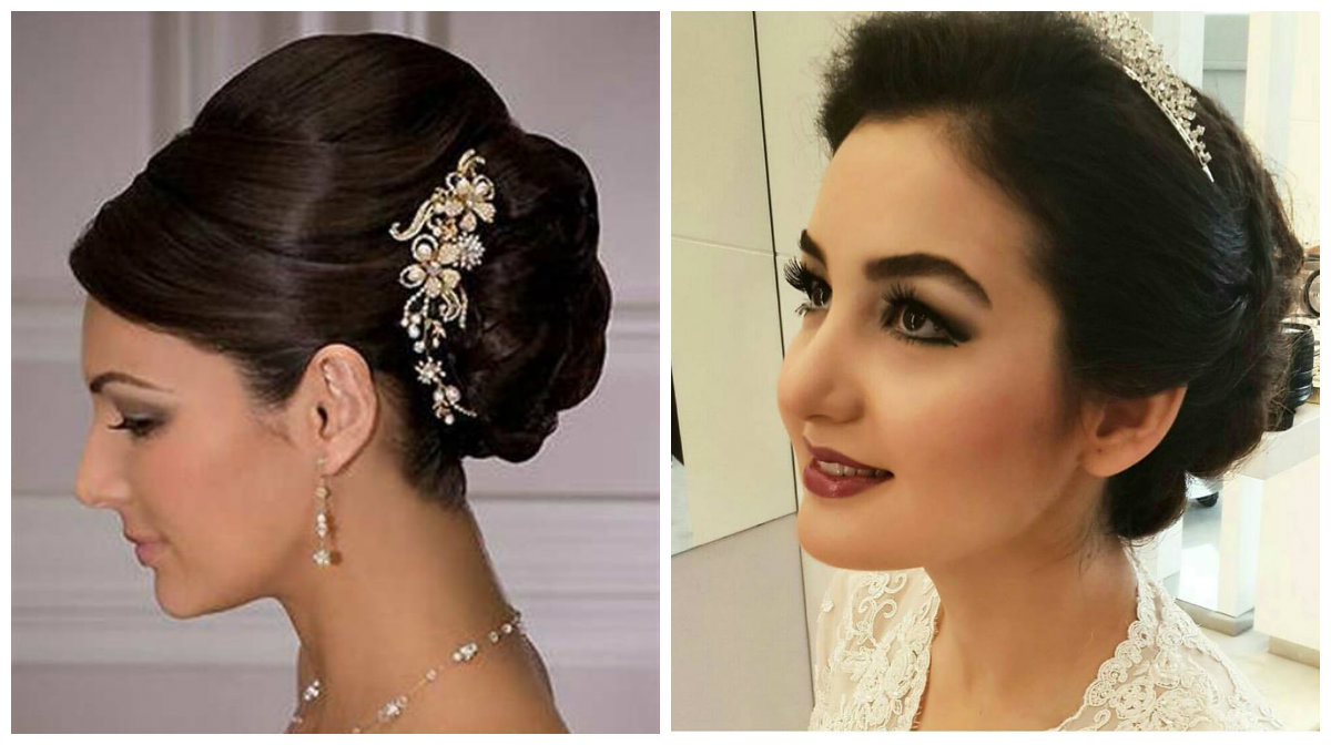 5 stunning neat bun wedding accesory hair style