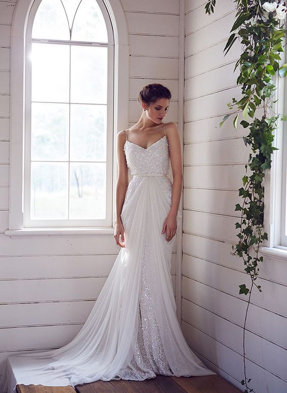 6 strappy wedding apparel