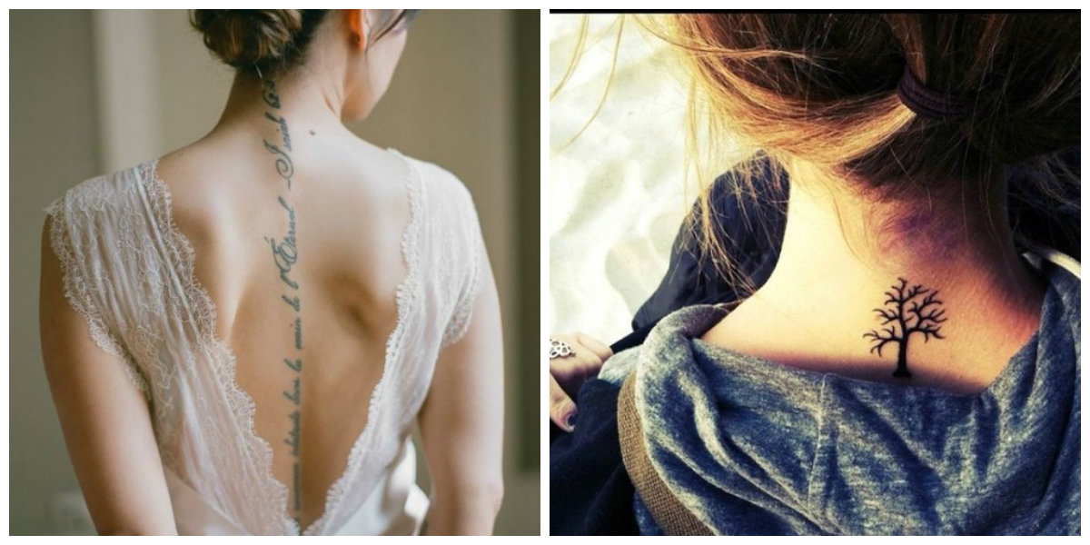 3 chic bridal neck tattoos ideas