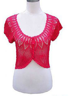 6 crochet bolero jacket45