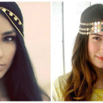 Chain Headpiece Jewelry on Wedding Day Chain Headpiece Jewelry on Wedding Day