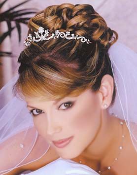 7. beautiful tiara with the veil