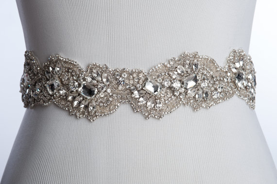 7 Exquisite crystal belt sash (9)