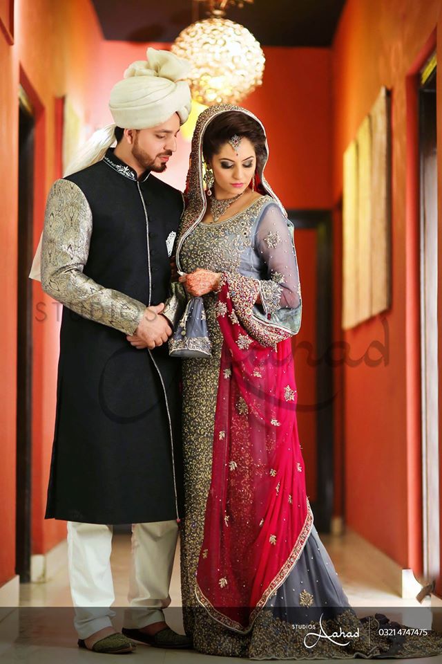 4. Pakistani Bride And Groom Wedding dress (5)