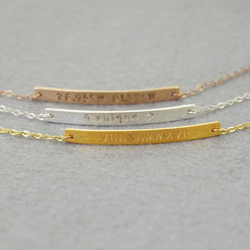 9 gold and silver bar bracelets (9)