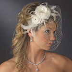 Fantastic And Marvelous Ivory Birdcage Veils And Lace Fascinators For Bridal Beauty Fantastic And Marvelous Ivory Birdcage Veils And Lace Fascinators For Bridal Beauty