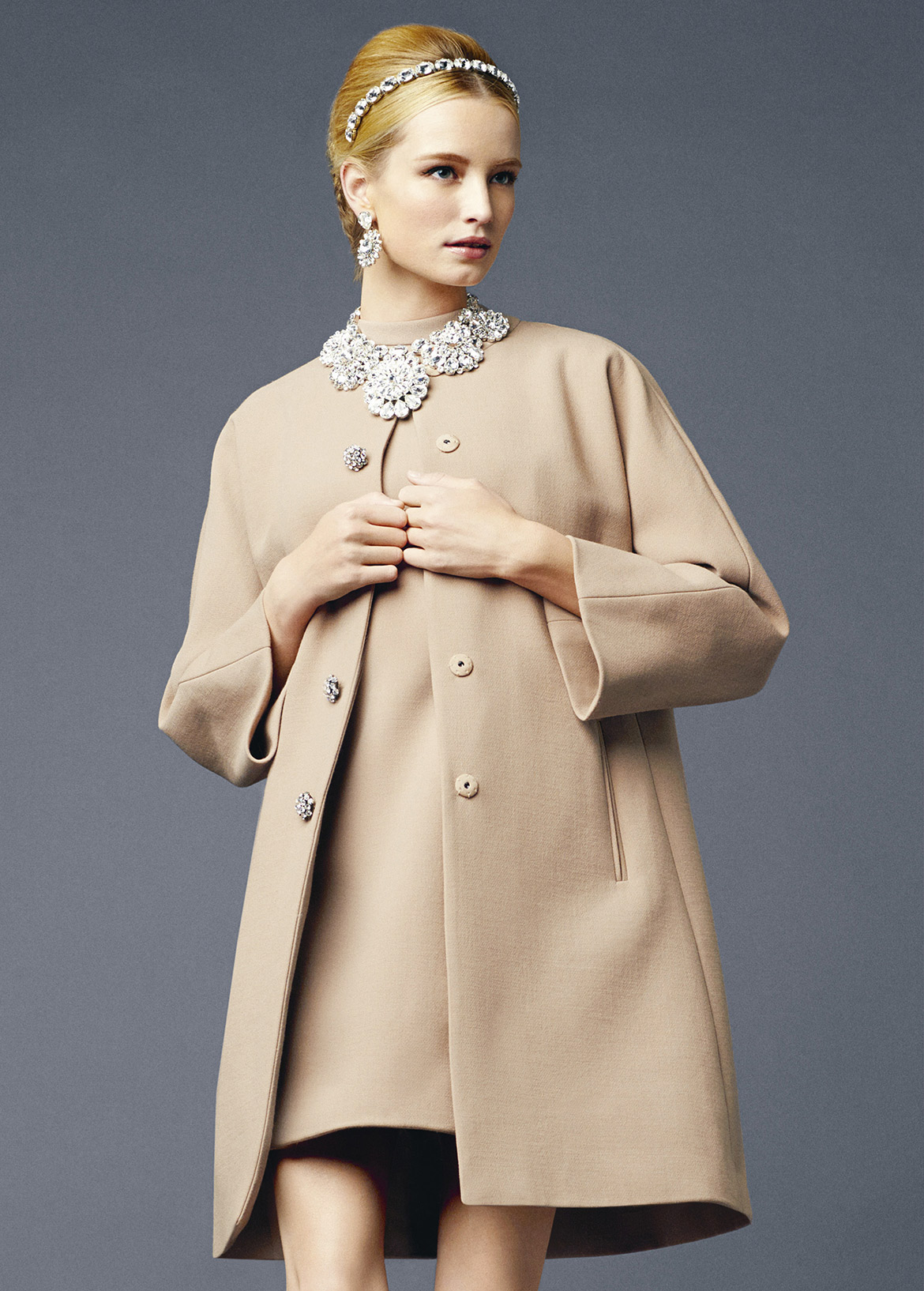 Dolce & Gabbana skin color outfits for women