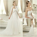 Silk Chiffon Wedding Dress (1)