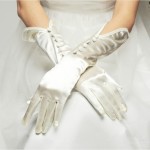 Bridal Wedding Long Gloves Fancy and Simple Bridal Wedding Long Gloves Fancy and Simple