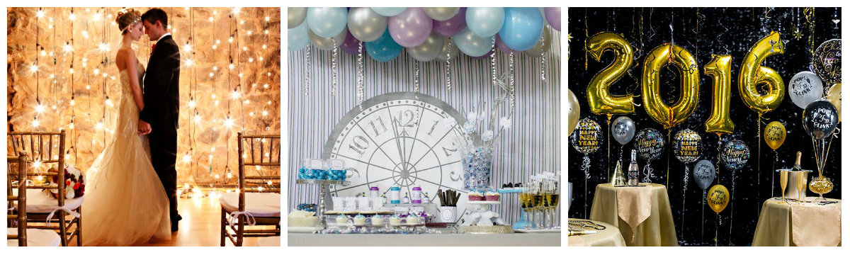 2 new year eve wedding stage or back wall decore (1)