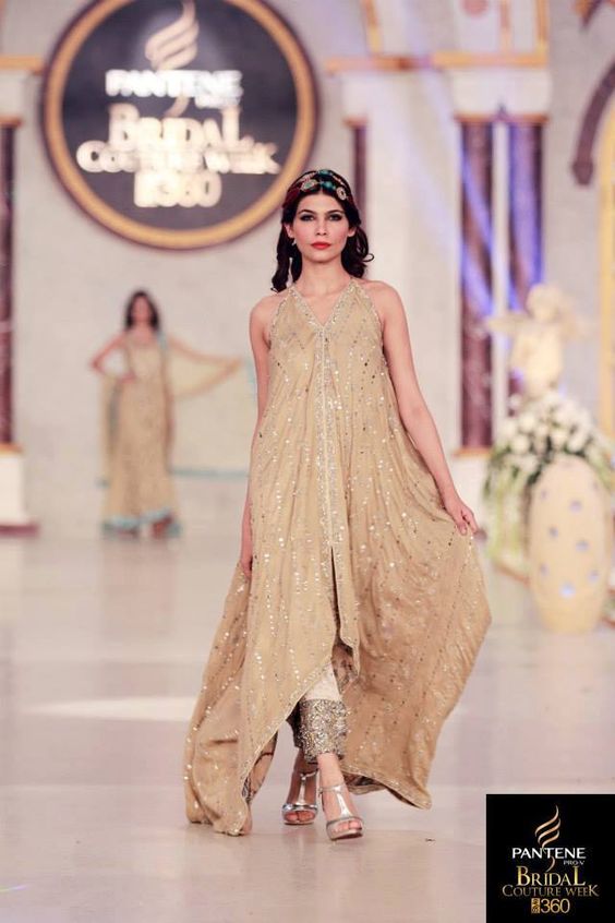 8 golden bridal and party wear attires (7)