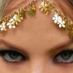 Wedding Headpiece Goddess Headpiece Chain Gold by Tatishotties Wedding Headpiece Goddess Headpiece Chain Gold by Tatishotties