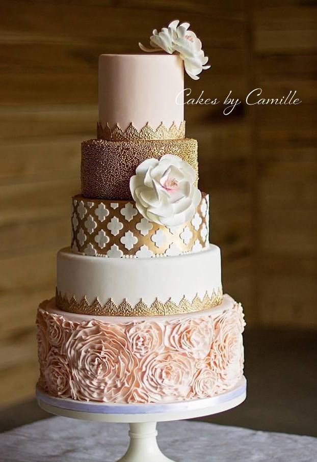 1 2017 Trendy Wedding Cakes in Different Themes (2)